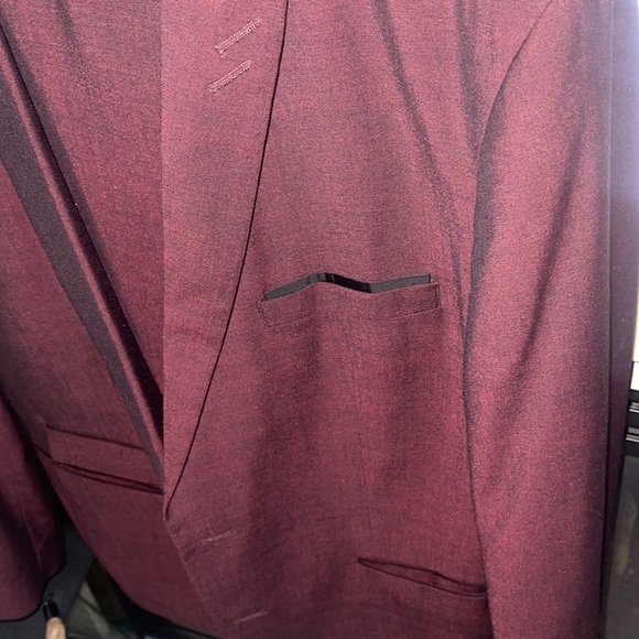 INC Maroon Suit Large  - Prom - Picture 2 of 8